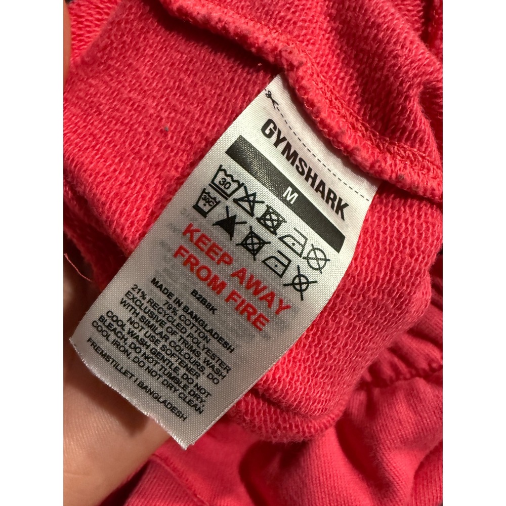 Gymshark Womens Strength Department Graphic Shorts Pink B2B8K Size M - Picture 4 of 7